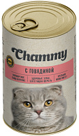 CHAMMY для взрослых кошек с говядиной в соусе 47181020  (415 гр)