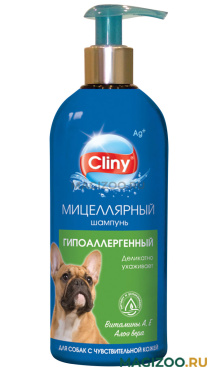 Cliny Мицеллярный шампунь для собак гипоалергенный (300 мл)