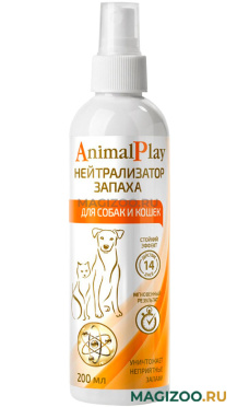 Спрей нейтрализатор запаха для собак и кошек Animal Play 200 мл (1 шт)