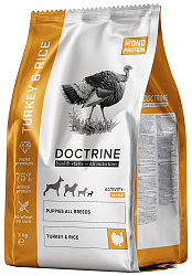 DOCTRINE PUPPY ALL BREEDS TURKEY & RICE для щенков всех пород с индейкой и рисом (3 кг)