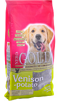 NERO GOLD DOG ADULT VENISON & POTATO для взрослых собак всех пород с олениной и сладким картофелем (2,5 кг)