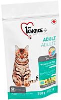 1ST CHOICE CAT ADULT WEIGHT CONTROL NEUTERED диетический для взрослых кастрированных котов и стерилизованных кошек с курицей (0,35 кг)