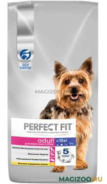 Сухой корм PERFECT FIT ADULT для взрослых собак маленьких пород с курицей (6 кг)