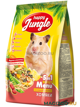 HAPPY JUNGLE для хомяков (400 гр)