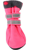 FOR MY DOGS сапоги для собак на флисе розовые FMD625-2018 P (4) 