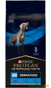 Сухой корм PRO PLAN VETERINARY DIETS DRM DERMATOSIS для взрослых собак при дерматозах (12 кг)