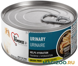 Влажный корм (консервы) 1ST CHOICE CAT ADULT URINARY беззерновой для взрослых кошек при мочекаменной болезни с курицей и клюквой (85 гр)