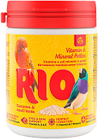 RIO витаминно-минеральные гранулы для канареек, экзотических и других мелких птиц 120 гр (1 шт)
