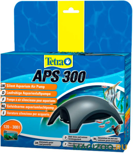 Компрессор Tetra APS 300 для аквариума 120 - 300 л, 300 л/ч, 4,5 Вт черный (1шт) 