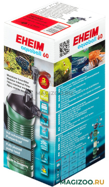 Фильтр внутренний Eheim Aquaball 60 для аквариума 30 – 60 л, 150 – 480 л/ч, 5 Вт (1 шт)
