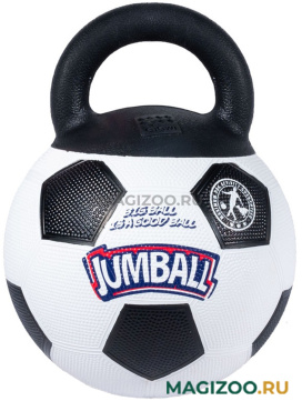 Игрушка для собак GiGwi Jumball мяч футбольный с захватом белый (1 шт)