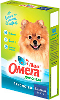 Лакомство ОМЕГА NEO+ Блестящая шерсть для собак с биотином  (90 шт)