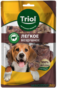 Лакомство TRIOL для собак легкое говяжье воздушное 40 гр (1 шт)