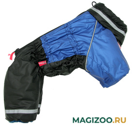 FOR MY DOGS комбинезон для собак черный/синий для мальчиков FW984-2021 M (16) 
