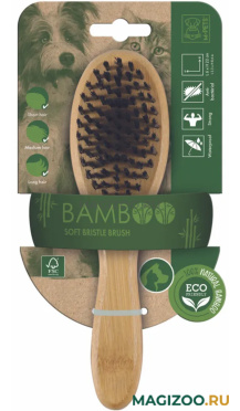 Щетка бамбуковая M-Pets Bamboo с мягкой щетиной (1 шт)