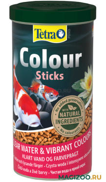 TETRA POND COLOUR STICKS корм палочки для прудовых рыб для усиления окраса (1 л)