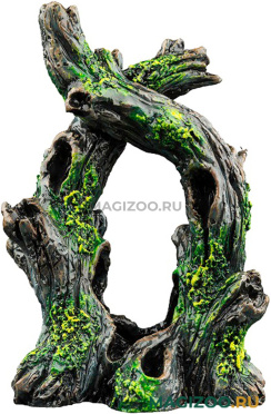 Декор для аквариума Glofish Скрученное дерево с GLO эффектом 12,7 х 5,1 х 10,2 см (1 шт)