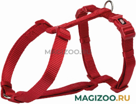 Шлейка для собак Trixie Premium XXS–XS нейлон красная 10 мм 20 – 32 см (1 шт)