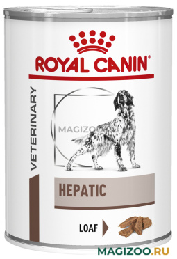 Влажный корм (консервы) ROYAL CANIN HEPATIC для взрослых собак при заболеваниях печени (420 гр)