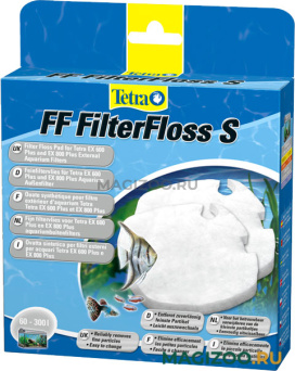 Наполнитель для фильтра Tetra FF Filterfloss S 400/600/700/800 губка мелкой очистки уп. 2 шт (1 шт)