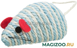 Игрушка для кошек Trixie Мышь веревочная сизаль 10 см (1 шт)