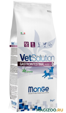 Сухой корм MONGE VETSOLUTION DOG GASTROINTESTINAL диетический для щенков при заболеваниях ЖКТ (5 кг)