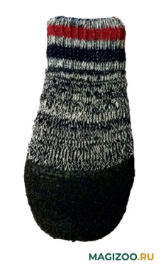 Носки для прогулки утепленные Барбоски от Морозки, серые (3 УЦ)