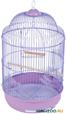 Клетка для птиц Triol 33A круглая эмаль цвет в ассортименте 33 х 56,5 см (1 шт)