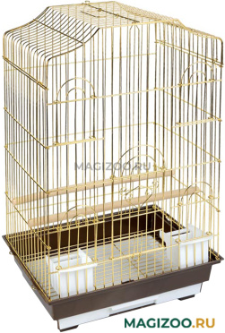 Клетка для птиц Triol 6112G золото цвет в ассортименте 46,5 х 36 х 71 см (1 шт)