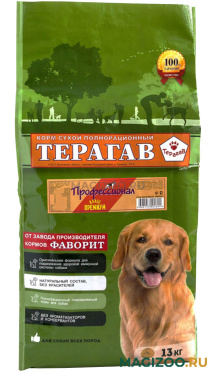 Сухой корм ТЕРАГАВ ПРОФЕССИОНАЛ для активных взрослых собак всех пород с повышенным содержанием белка (13 кг)