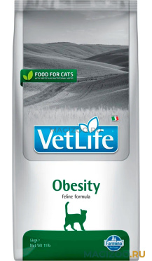 Сухой корм FARMINA VET LIFE FELINE OBESITY для взрослых кошек при ожирении (5 кг)