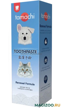 TAMACHI TOOTHPASTE RENEWAL FORMULA зубная паста для собак и кошек с гиалуроновым комплексом 100 мл (1 шт)