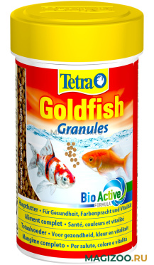 TETRA GOLDFISH GRANULES корм гранулы для золотых рыбок и других холодноводных рыб (100 мл)