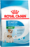 ROYAL CANIN MINI STARTER для щенков маленьких пород до 2 месяцев, беременных и кормящих сук (1 кг)