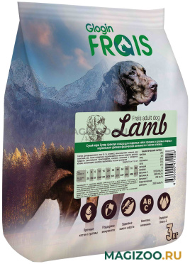 Сухой корм FRAIS SIGNATURE ADULT DOG LAMB для взрослых собак средних и крупных пород с ягненком (3 кг)