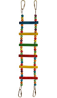 Игрушка для птиц Triol Лестница большая с бусинами 46 см (46 см)
