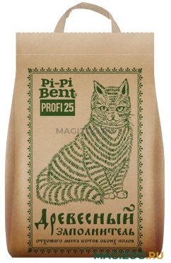 PI-PI BENT NO NAME наполнитель древесный впитывающий для туалета кошек (25 л)