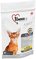 1ST CHOICE CAT ADULT HYPOALLERGENIC беззерновой для взрослых кошек при аллергии с уткой и картофелем (0,35 кг)