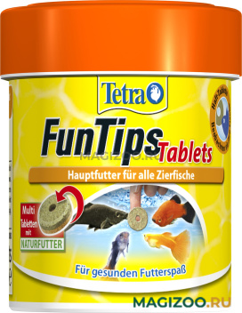 TETRA FUNTIPS TABLETS корм таблетки для всех видов рыб (75 т)