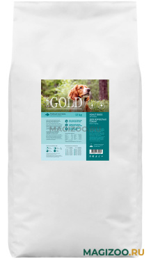 Сухой корм NERO GOLD DOG ADULT FISH & RICE для взрослых собак всех пород рыбный коктейль с рисом и овощами (12 кг)