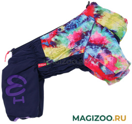 FOR MY DOGS комбинезон для собак фиолетовый/мультиколор для девочек FW922-2020 F (12) 