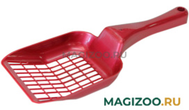 Совок Homecat для кошачьего туалета красный перламутр (1 шт)