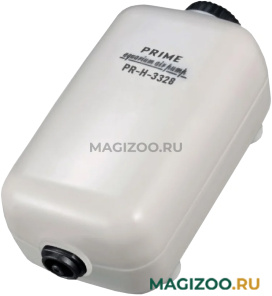 Компрессор Prime PR-H-3328 одноканальный с регулятором для аквариума 50 - 120 л, 2 л/мин, 2 Вт (1 шт)