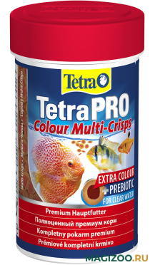 TETRA PRO COLOUR корм чипсы для всех видов рыб для усиления и поддержания окраски (100 мл)