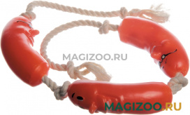 Игрушка для собак Сосиска на веревке 75 см Зооник  (1 шт)