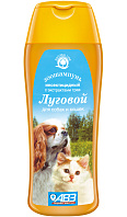 Шампунь Луговой инсектицидный для собак и кошек от блох АВЗ (270 мл)