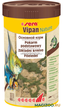 SERA VIPAN корм хлопья для рыб основной (250 мл)