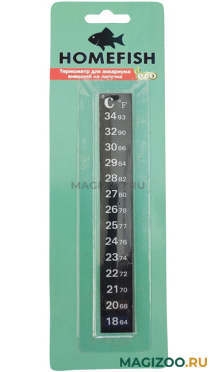 Термометр для аквариума внешний на липучке Homefish (1 шт)