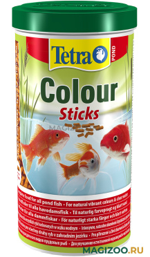 TETRA POND COLOUR STICKS корм палочки для прудовых рыб для усиления окраса (1 л)