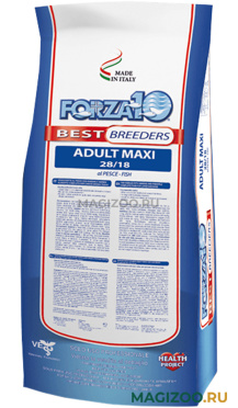Сухой корм FORZA10 DOG BEST BREEDERS ADULT MAXI для взрослых собак крупных пород с рыбой (20 кг)